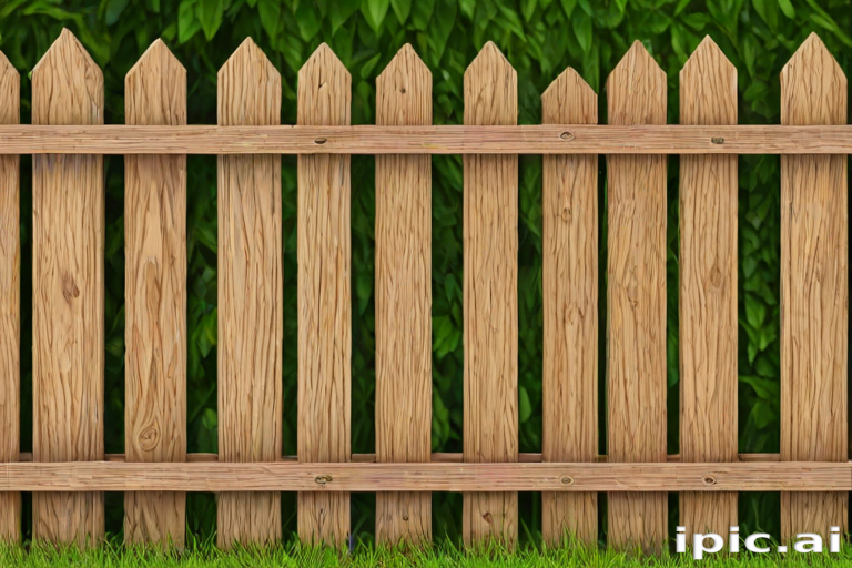 wood fence png