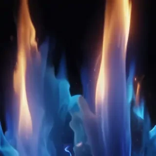 blue flame background