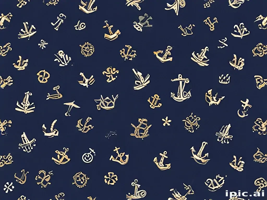 navy background