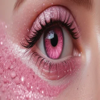 pink glitter aesthetic