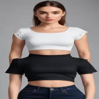 crop top mockup