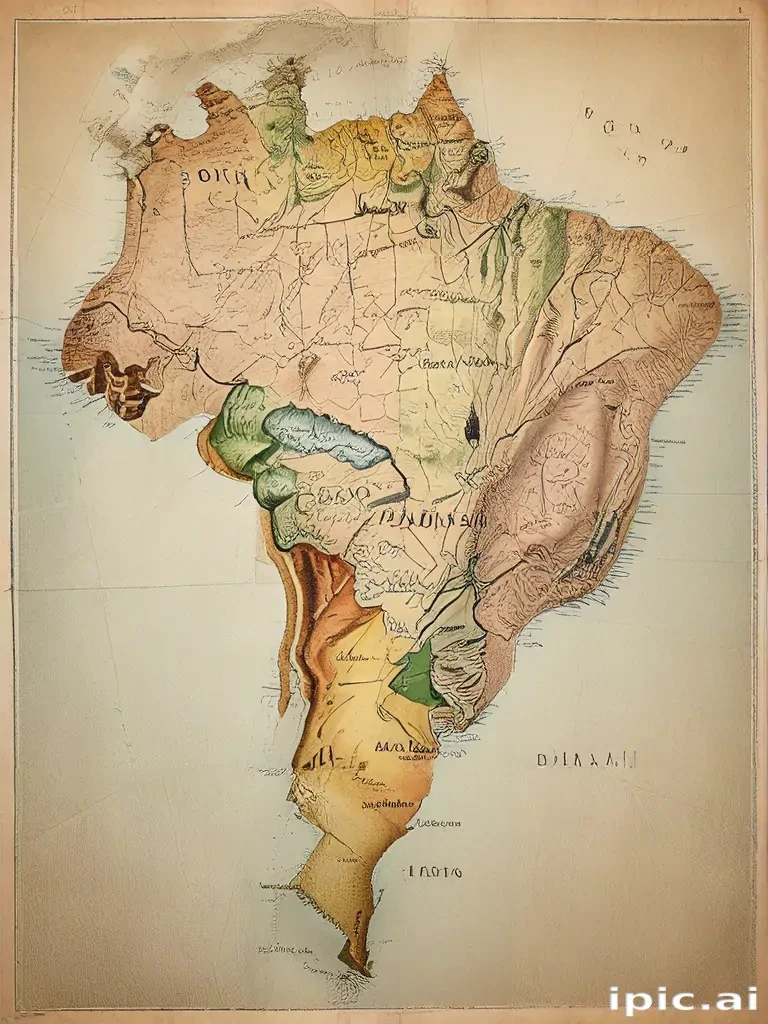 map of brazil