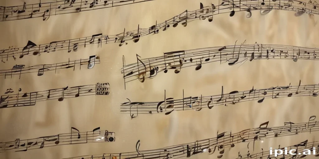 music notes transparent