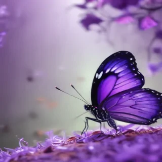 wallpaper purple butterfly