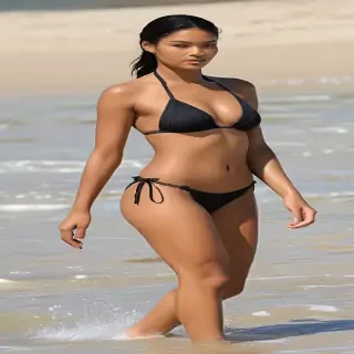 Chanel Iman in bikini
