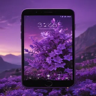 purple lockscreen