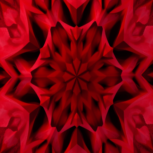 create a geometric abstract pattern with varying shades of red, camera settings: aperture f/4, shutter speed 1/60s, ISO 100, camera view: top-down, camera style: high contrast, camera type: DSLR