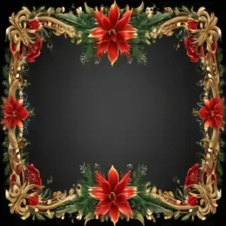 christmas frame clip art