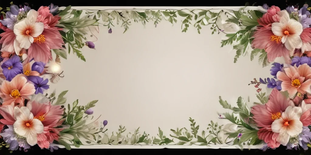 flowers border png