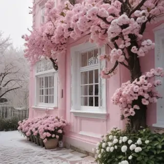 pink and white aesthetic