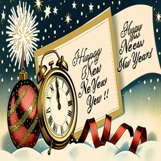 vintage new years images