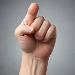 thumbs down