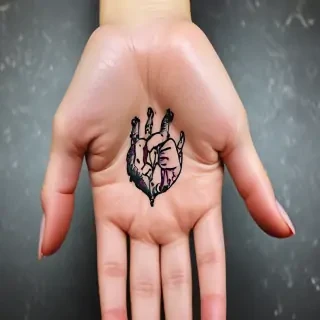 i love you sign language tattoo
