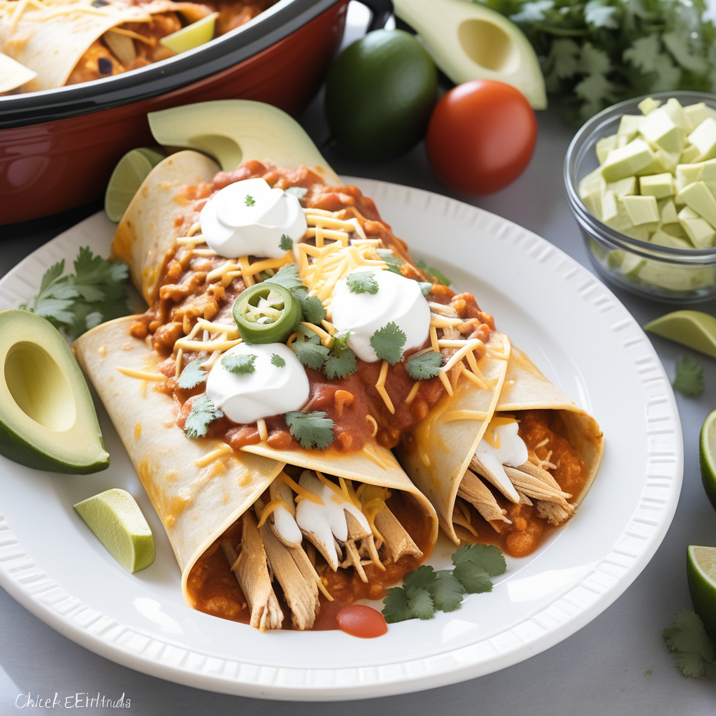 chicken enchiladas in crock pot recipe
