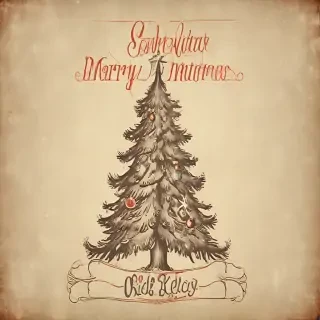 vintage merry christmas