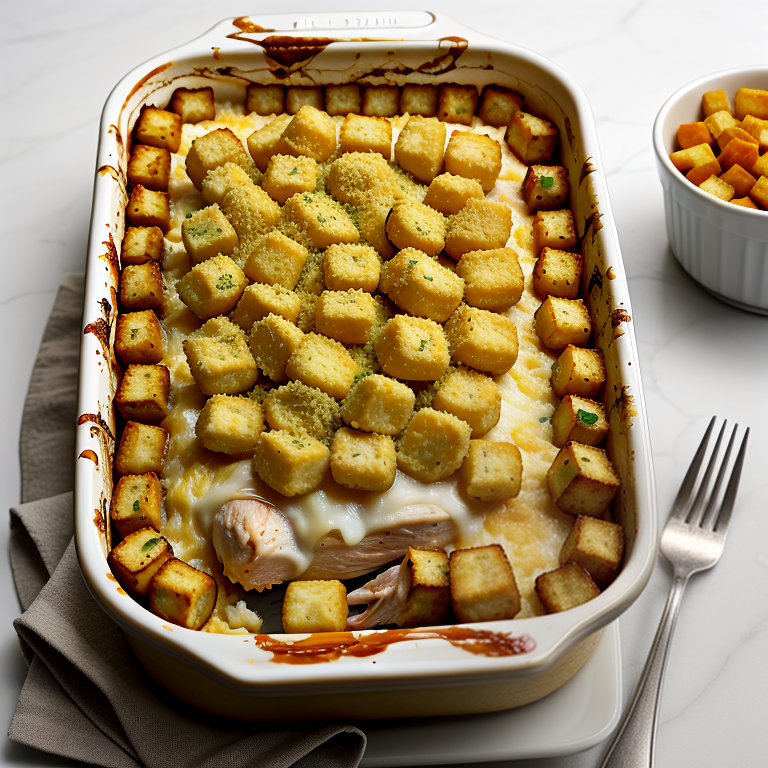 cracked chicken tater tot casserole