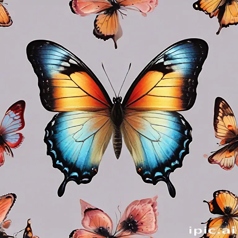 butterfly no background