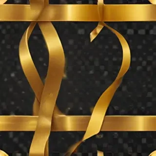 gold ribbon png