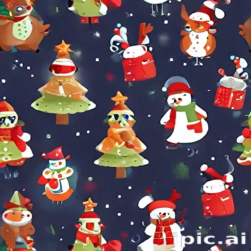 cartoon christmas backgrounds
