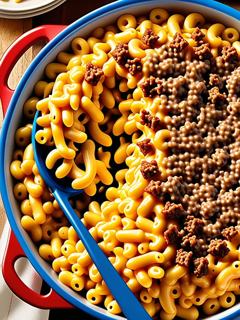 kraft mac and cheese with hamburger meat