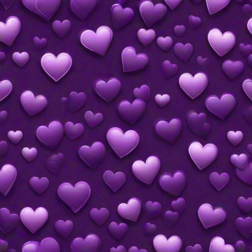 purple hearts wallpaper