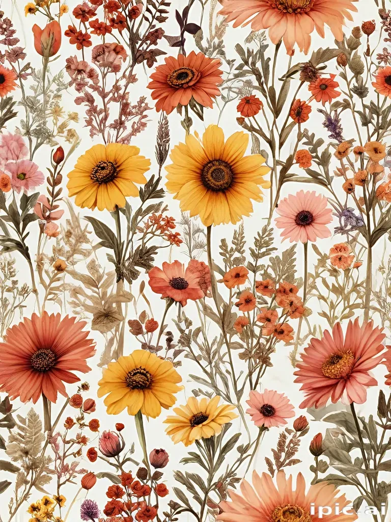 dried flowers png