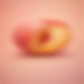 peach color background