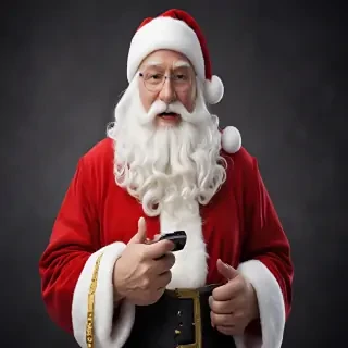 santa claus iphone wallpaper