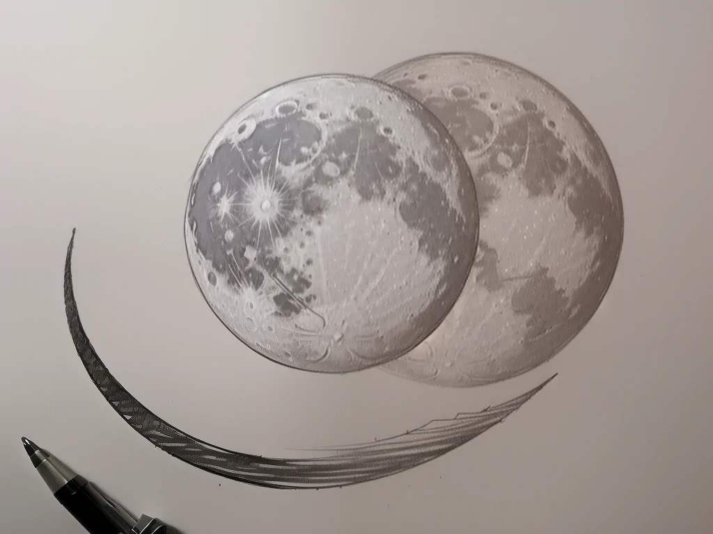 moon sketch