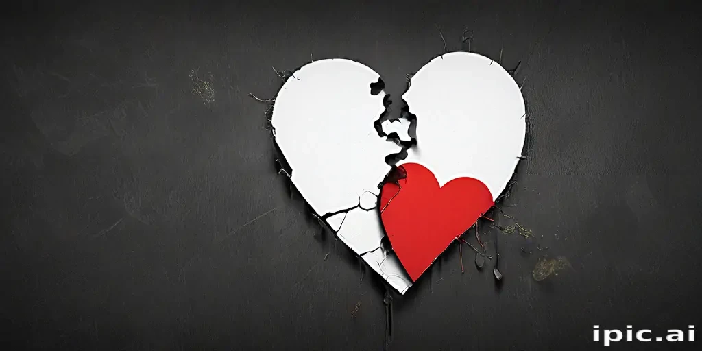 backgrounds broken heart