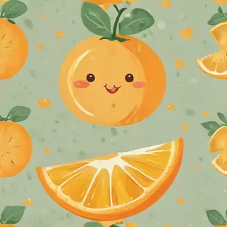 cute orange background