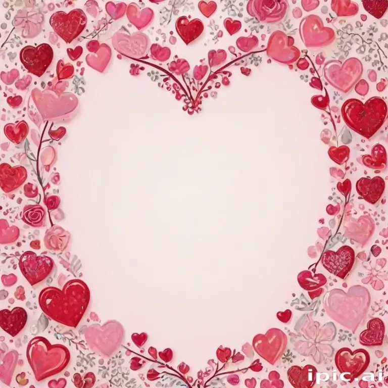 heart border png aesthetic