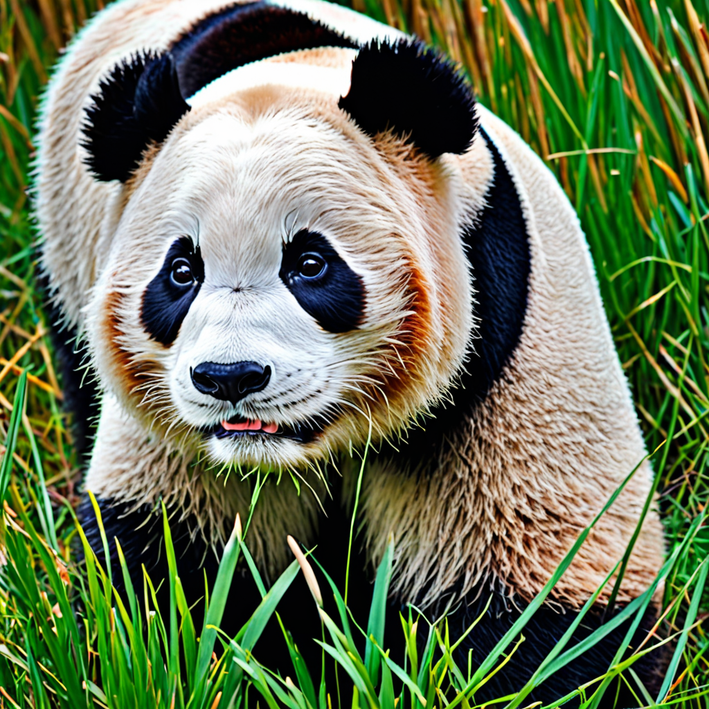Panda Cane cane che viene rincorso da dei panda