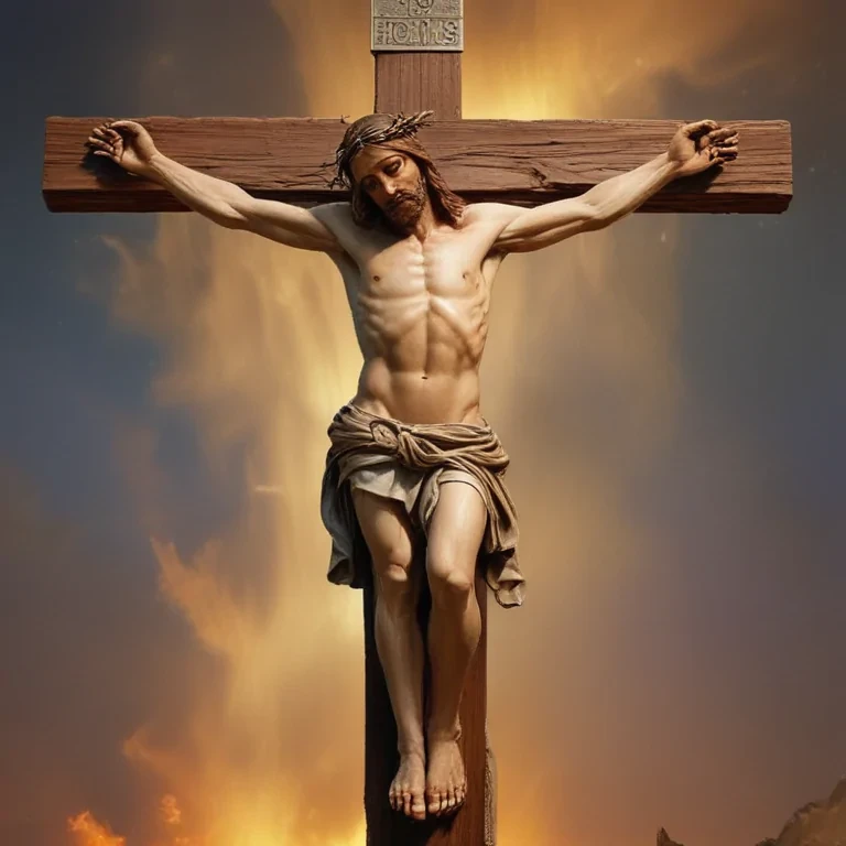 pics of jesus on the cross