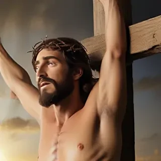 jesus on the cross picture