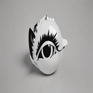 black and white png