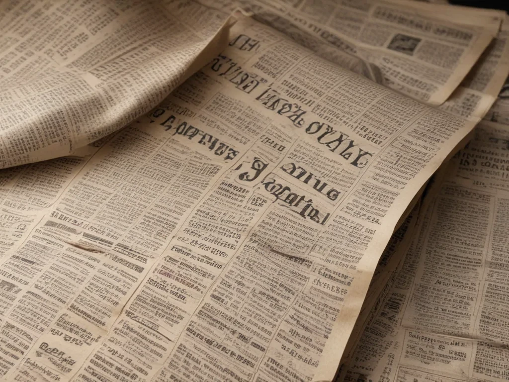 newspaper paper background
