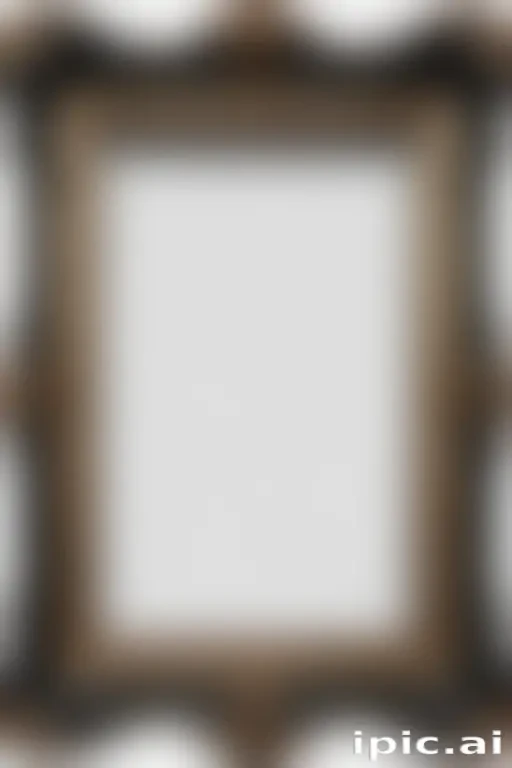 black picture frame png