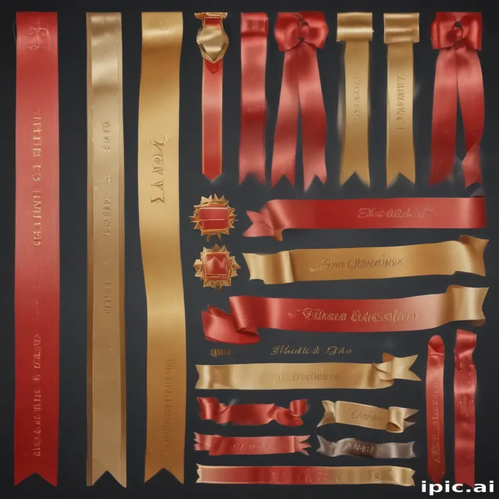 ribbon banners