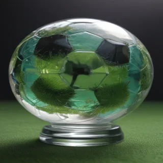 transparent soccer ball