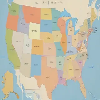 map of the usa states