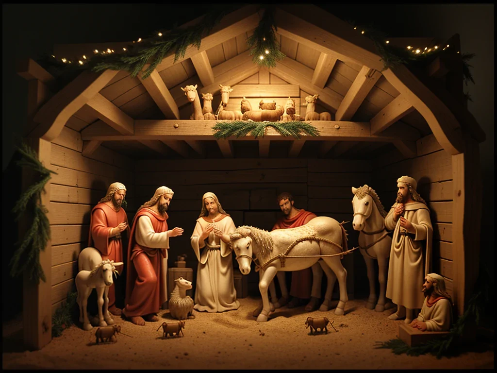 manger scene images free