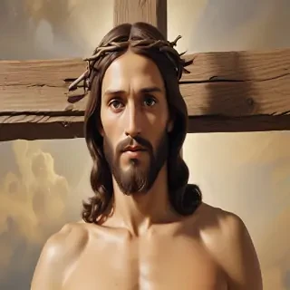 picture of jesus on cross