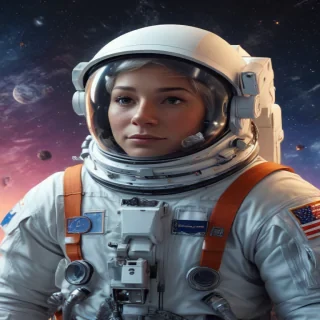 astronaut cartoon