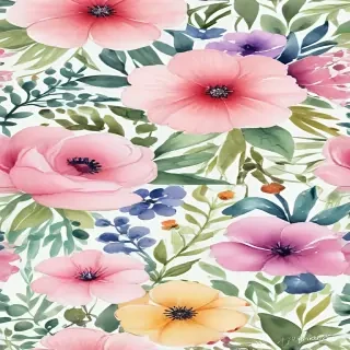 watercolor flower background