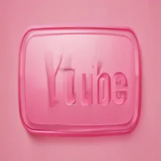 pink youtube logo