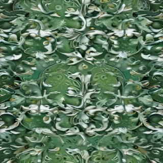 green and white background