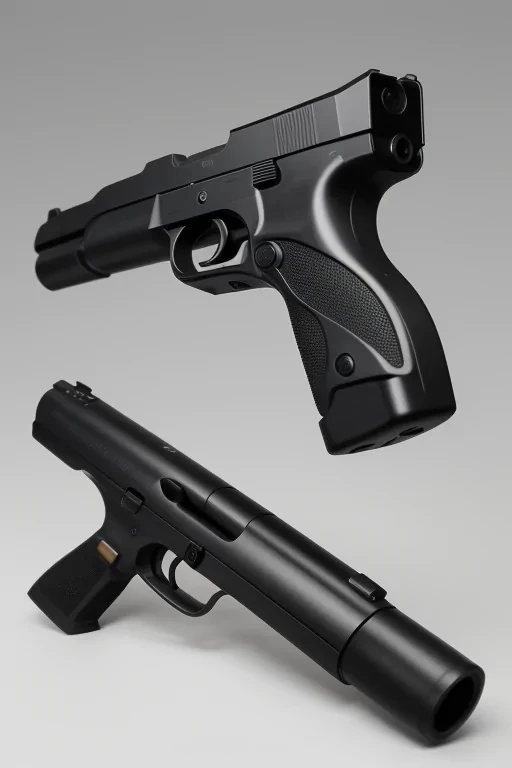 gun with no background