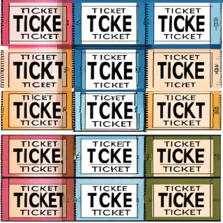 ticket clipart
