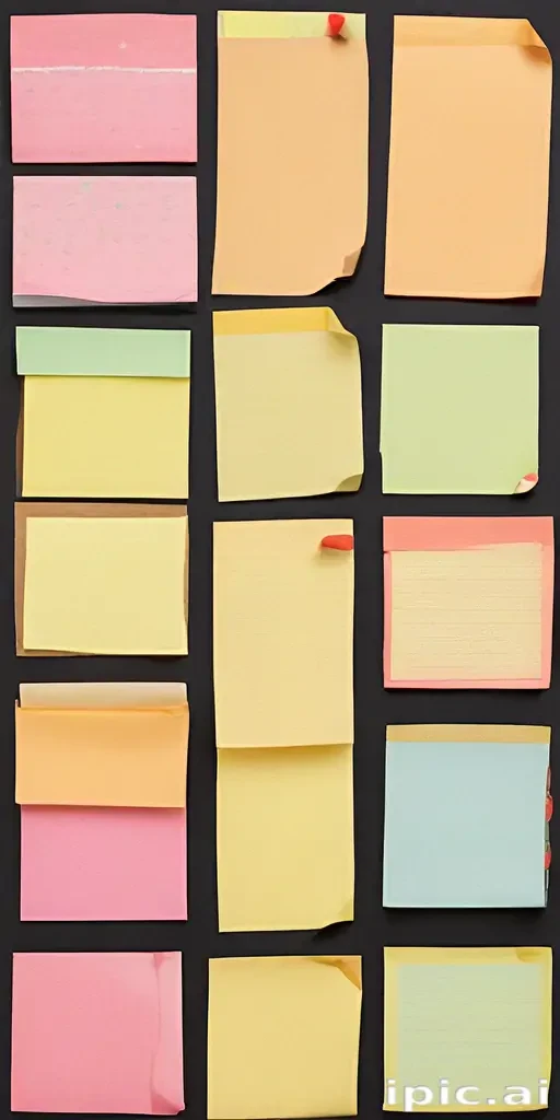 sticky notes png transparent